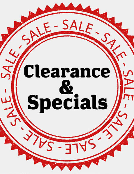 Clearance and Special Sales