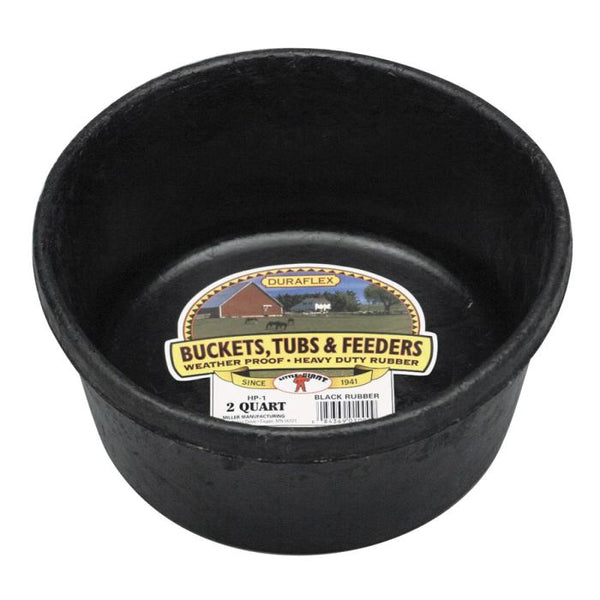 DF01 Dura Flex Rubber Tub 2 Quart HP1