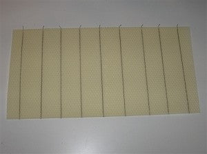 BZ10  Wax Wired Foundation with Hooks for Deep/Brood Frames