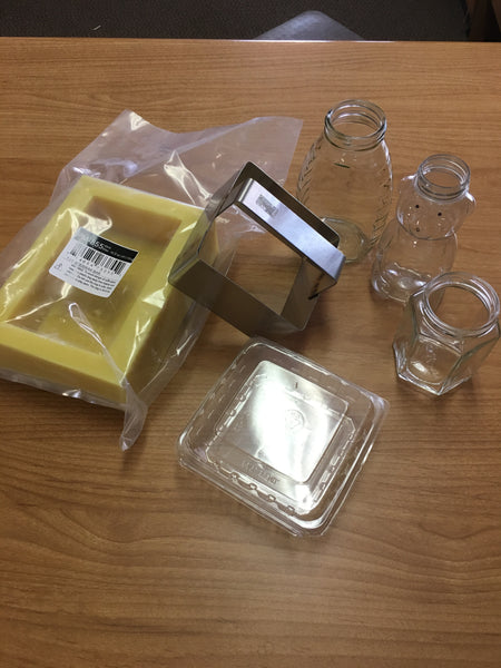 Honey Jars, Comb Trays & Wax Molds