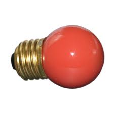 0420  Red Brooder Light Bulb