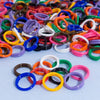 Spiral Plastic Bands Assorted Size 4-11
