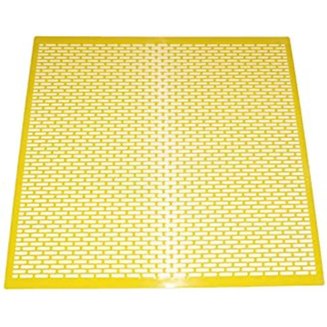 BZ54Y- Plastic Yellow Slotted 10 Frame Queen Excluder