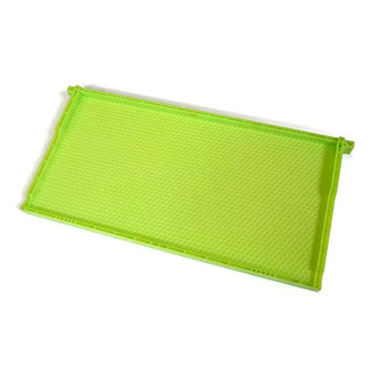 BZDP Drone Comb Frame and Foundation (Green Double Wax Coated) Deep