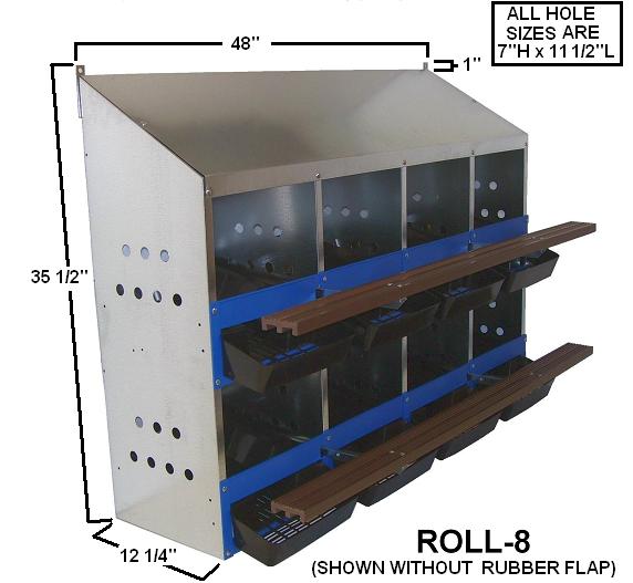 LN8R Kuhl 8 Hole Rollout Laying Nest Box