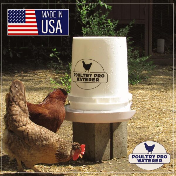 Poultry Pro Water - PPW - Use with 5-gallon pail.