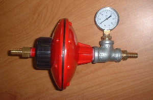 4008  Adjustable Pressure Reducing Valve With Gauge