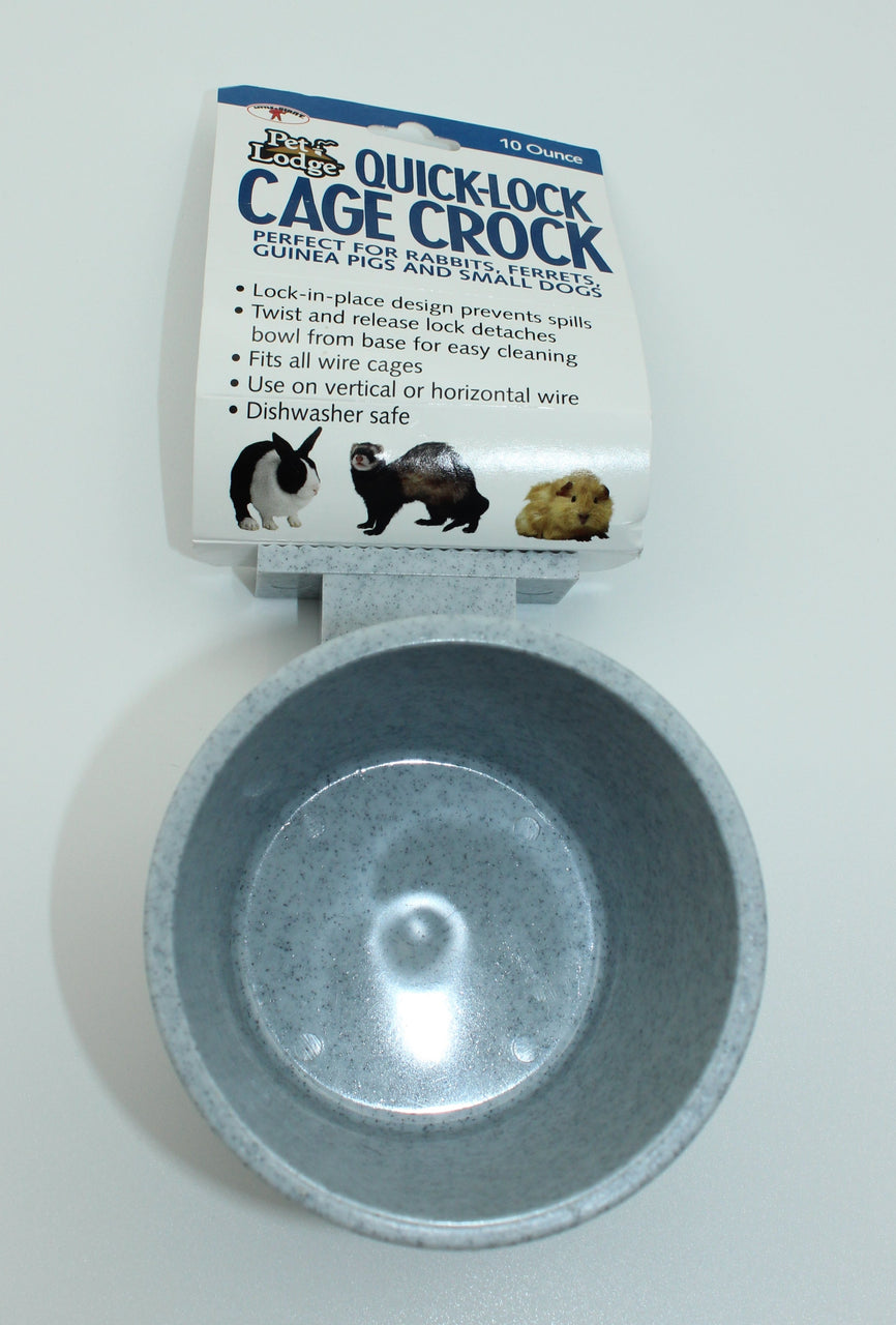 Quick Lock Cage Crock 10 Oz & 20 Oz
