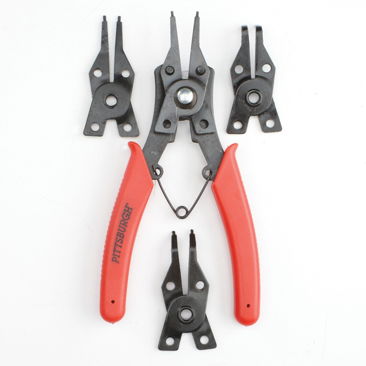 Pittsburgh Snap Ring Pliers with Interchangeable Heads