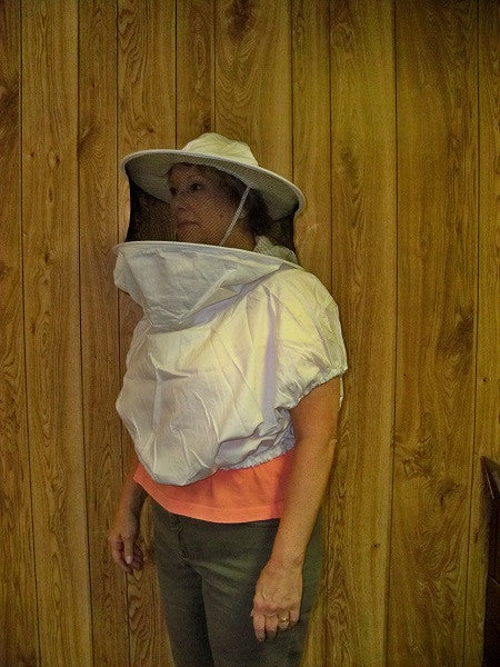 BZVSR Beekeeping Vest with Round Hat and  Veil